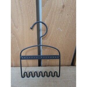 Black Metal Hanging Jewelry Organizer